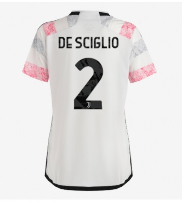 Juventus Mattia De Sciglio #2 Bortatröja Dam 2023-24 Kortärmad